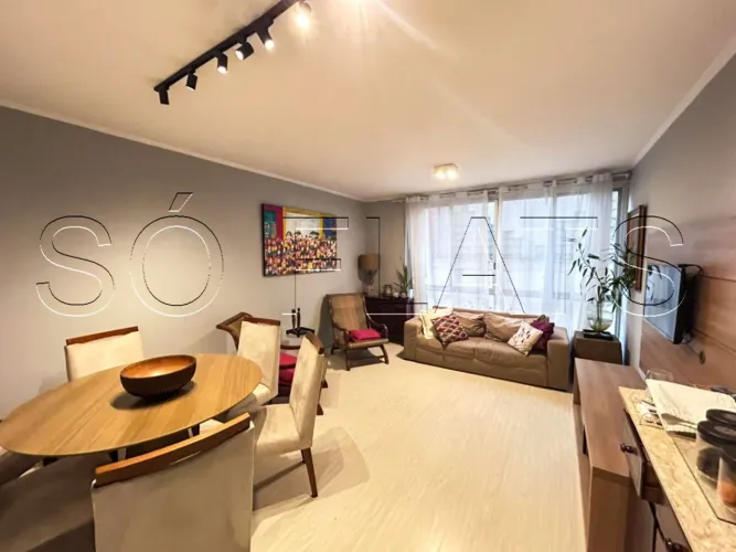 Apartamento mobiliado 97m² à venda na Vila Nova Conceição, 3 dormitórios e vaga