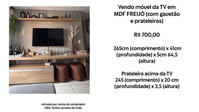 Movel completo de tv