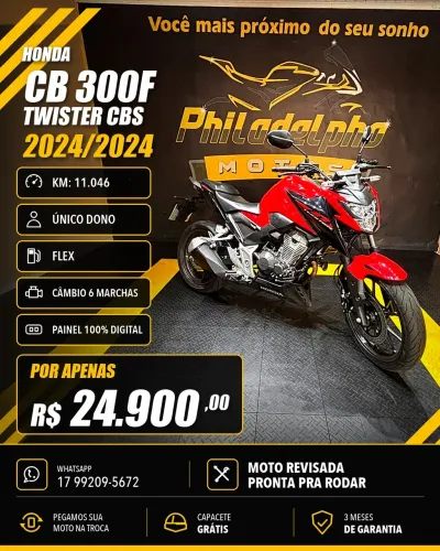 Honda CB 300F Twister 300 cc