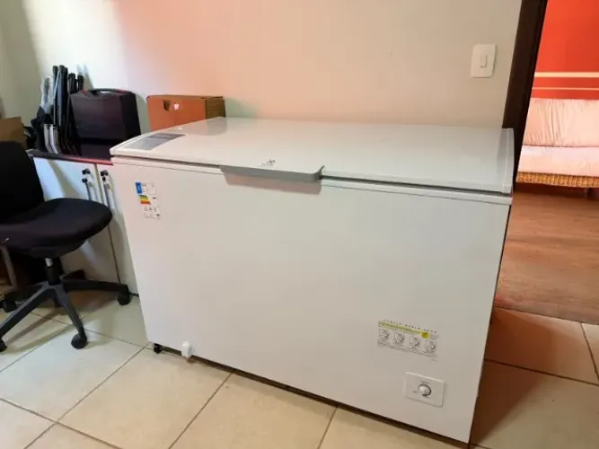 Freezer Horizontal Electrolux Cycle Defrost 400L Inverter Uma Porta (HI440) 127V