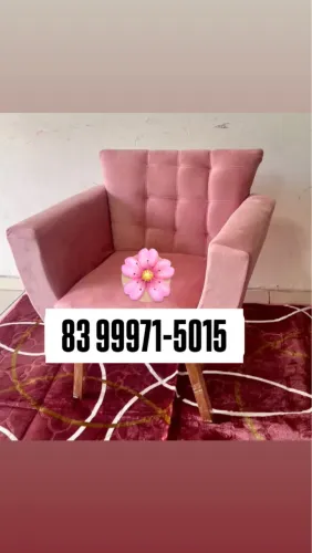 Poltrona rosa Paris