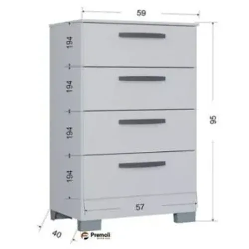 Cômoda 4 Gavetas