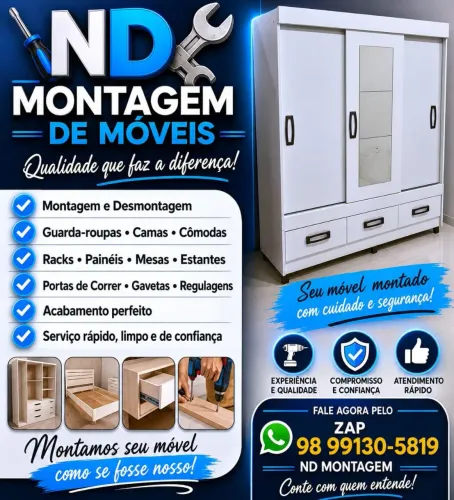 Montador de móveis/Eletricista residencial 