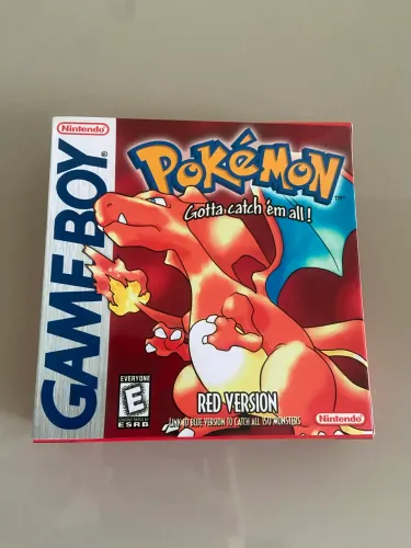 Pokemon RED Original Nintendo Game Boy - Bateria Nova