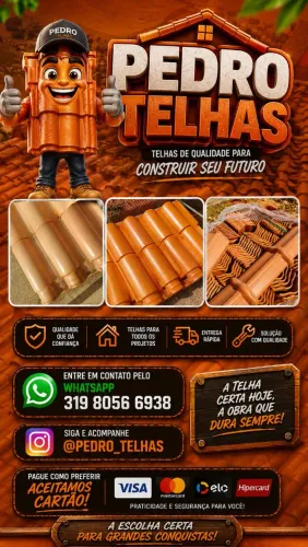 Telhas resinadas