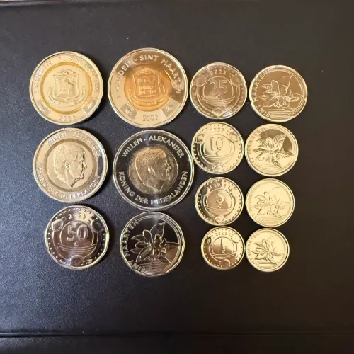 Moedas Colecionáveis e rara de Saint Martin 