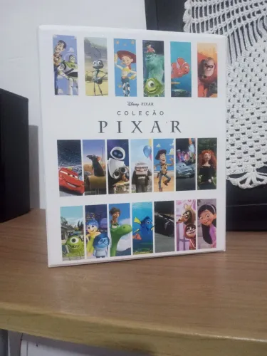 Box coleção dvd pixar e filmes blu ray disney