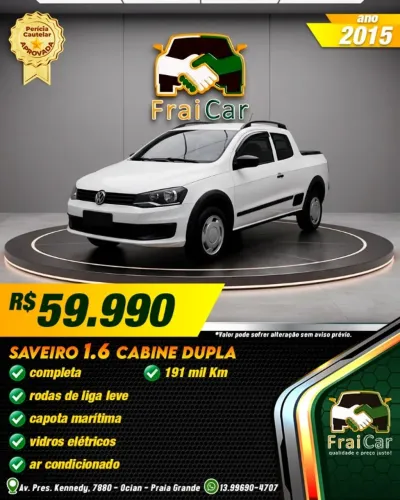 Volkswagen Saveiro Trendline 1.6 T.flex 8V CD 2015