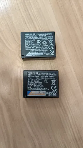 2 Baterias Fujifilm w126 para Câmeras Fujifilm xt1 xt2 xt3 xe1 xe2 xe2 xe4 xe5 xm1