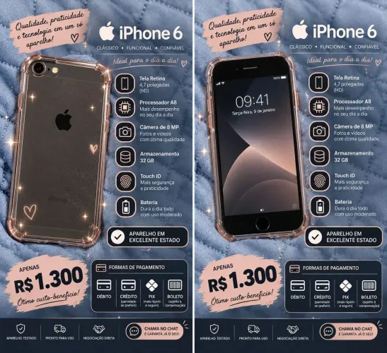 ? iPhone 6 32GB Preto