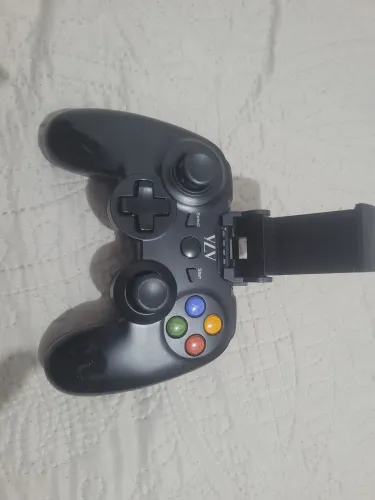 Controle Joystick Bluetooth + suporte para Celular Tablet Android