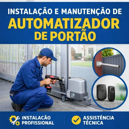 Instalador de portão eletrônico instalador de motor de portão instalador cerca elétrica