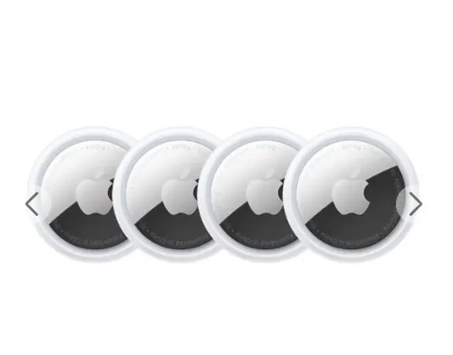 Localizador Apple AirTag 2nd Generation A2937 MFEA4LL (2026) com Bluetooth - Prata Branco