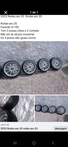 Rodas aro 20 furação 4/100