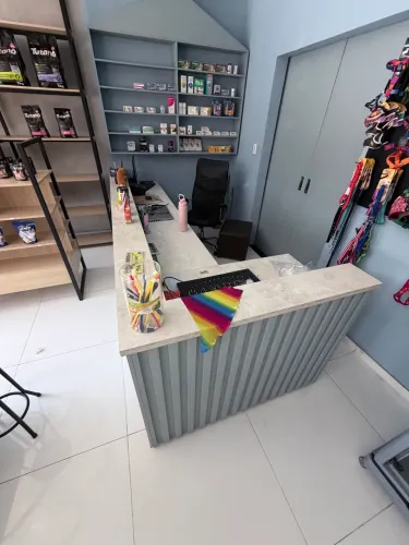 Móveis planejados pet shop de mdf