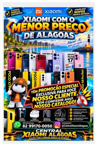 Xiaomi Redmi Note 17 Pro Max 5G, Poco X8 Pro Max 5G e Diversos Modelos Disponíveis
