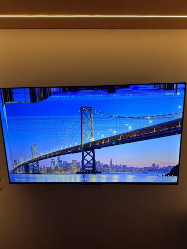 Tv TCL 50 polegadas com defeito na tela