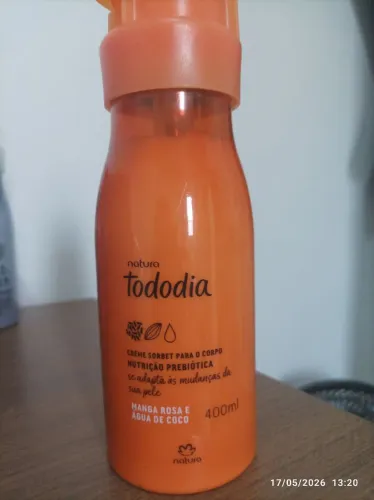 Creme Corporal Natura tododia Manga Rosa e Água de Coco