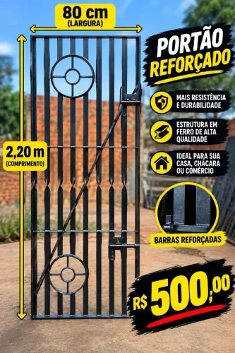 Portão reforçado