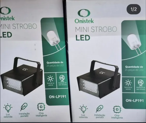 MINI STROBO LED DE FESTA 24 LEDS 3W ON-LP191