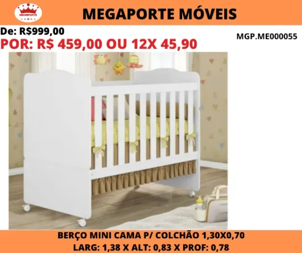 BERÇO MINI CAMA