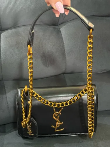 Bolsa pequena com envelope de corrente, (nova). 
