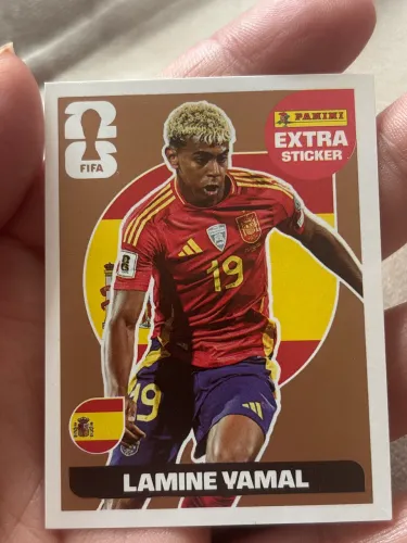 Figurinha Extra Sticker Lamine Yamal ( bronze ) Legend