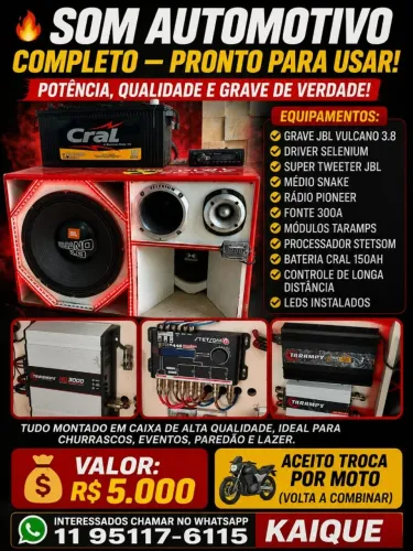 som automotivo