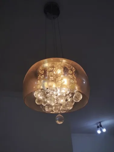 Lustre Bacia Cristal Supremo