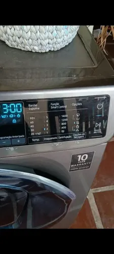 Lavadora e Secadora Samsung EcoBubble 10,2 kg 220V - Para Conserto ou Peças