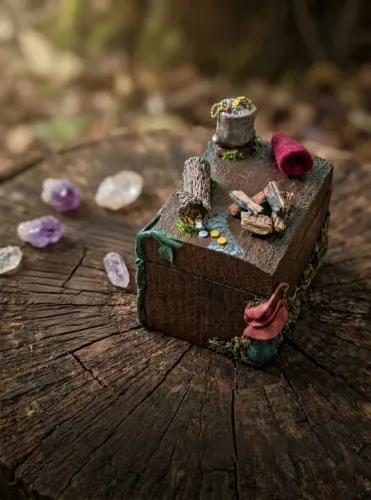 Baú Artesanal Elementais da Terra