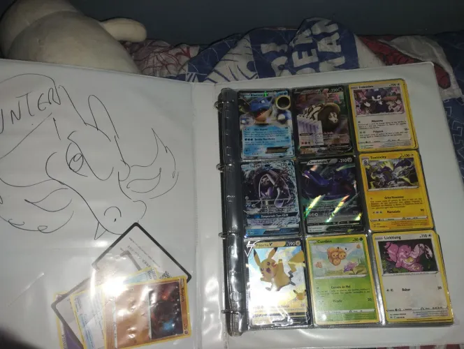 Coleção de cartas pokémon "NÃO ENVIO"
