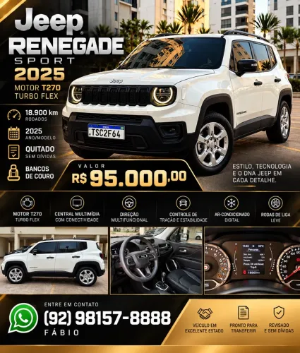 Jeep Renegade T270 1.3 TB 4X2 Flex Aut. 2025