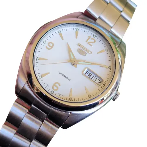 Seiko 5 Automático Calibre 7S26A 21 Rubis Vintage 1997 Inox