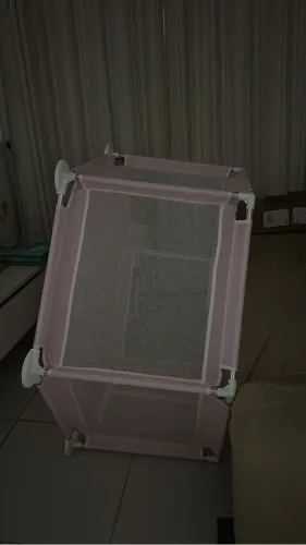 Cercado hexagonal rosa 