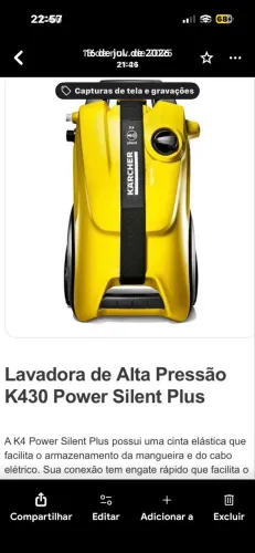 Lavadora de alta pressão