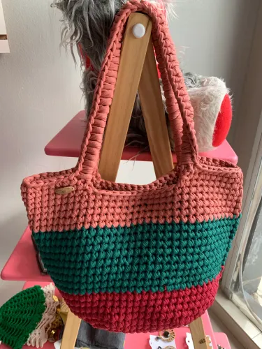 Bolsa crochê