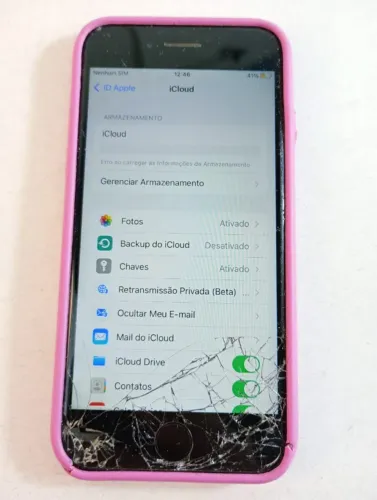 iphone 7 apple preto a1778 para peças