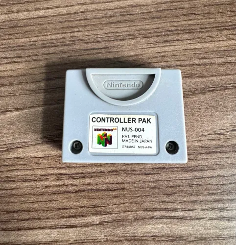 Controller pak - memória card Nintendo 64 original 