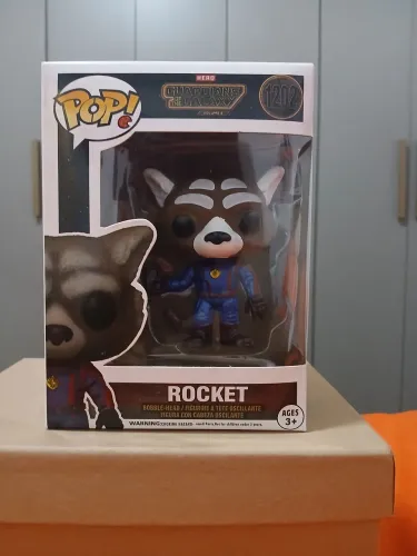 Funko Pop Rocket Dos Guardioes da Galaxia
