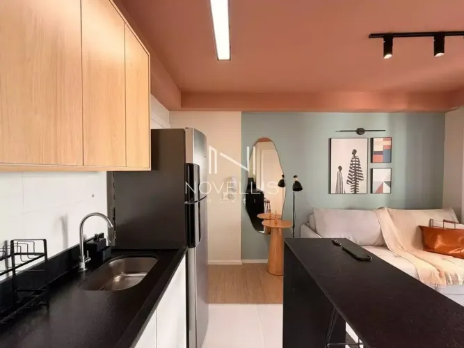 APARTAMENTO MOBILIADO 1 QUARTO 33M² PARA LOCAÇÃO NO JARDIM ESPLANADA SÃO JOSÉ DOS CAMPOS/