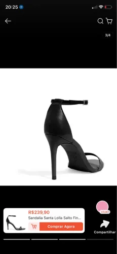 Salto santa lolla tamanho 35 novo