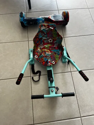 Hoverboard com carrinho