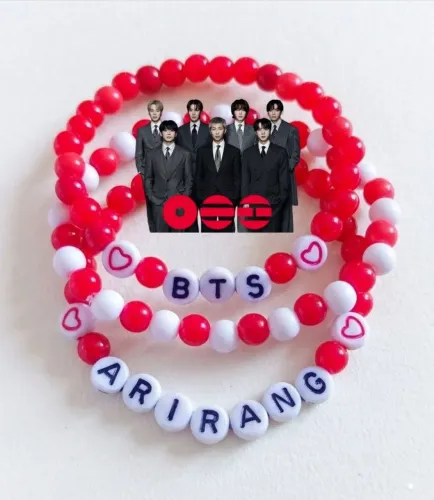 kit 3 Pulseiras BTS arirang World Tour