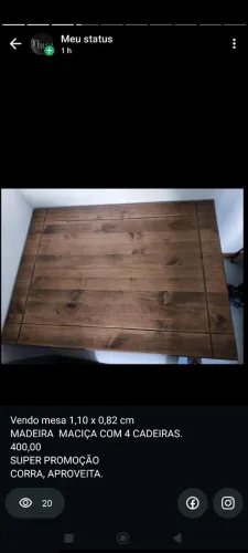 Mesa quadrada