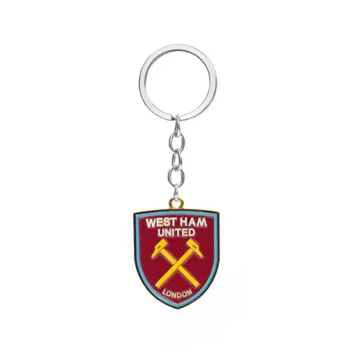 Chaveiro west ham united de metal 3D colorido