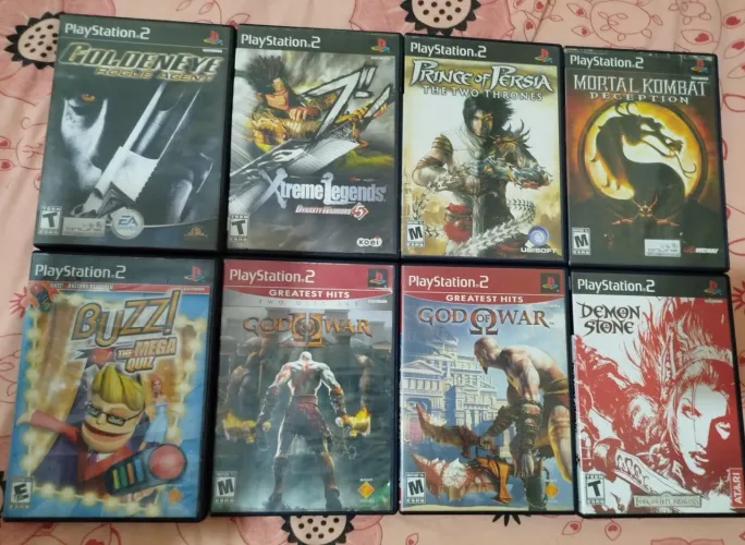 Lote jogos ps2 original