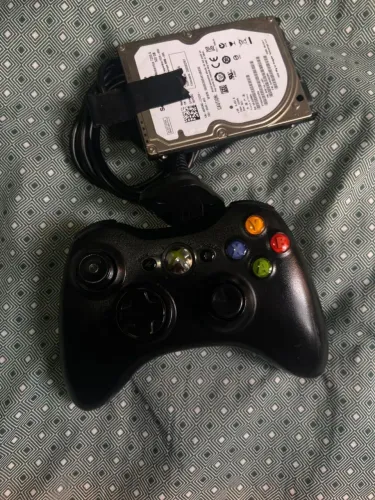 Controle Original Xbox 360 + HD 500GB Notebook / PS3 / Xbox