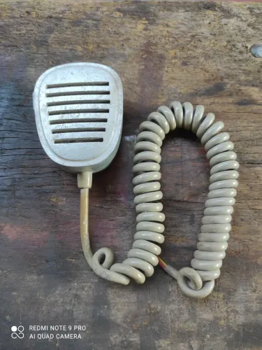 Microfone PTT antigo,Leia :