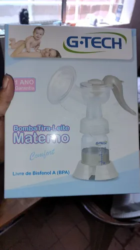 Bomba manual gtech de tirar leite materno